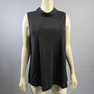 Etcetera Size 8 Classic Black Tank Top R3